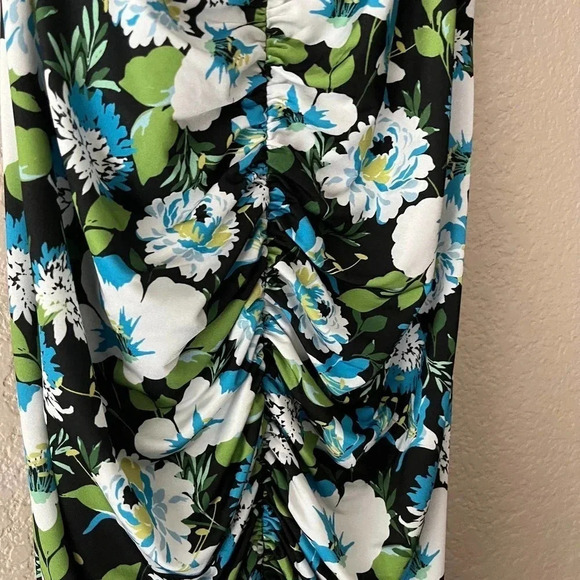 Black Halo Blossom Bash Keyhole Mini Dress New NWT Size 14 - Picture 6 of 9